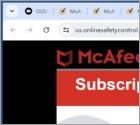 McAfee - Subscription Payment Failed POP-UP Betrug
