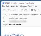 Mitsubishi Corp. Email Betrug