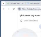 Globaletes.org Werbung