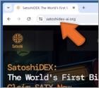 Claim SatoshiDEX (SATX) Betrug