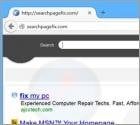 Searchpagefix.com Weiterleitung