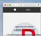 VIRUS ALERT FROM APPLE POP-UP Betrug (Mac)