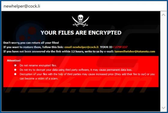 WSHLP Ransomware