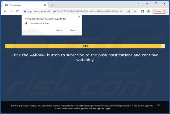 Mycommonjournal.com Werbung