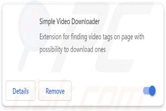 Simple Video Downloader Adware