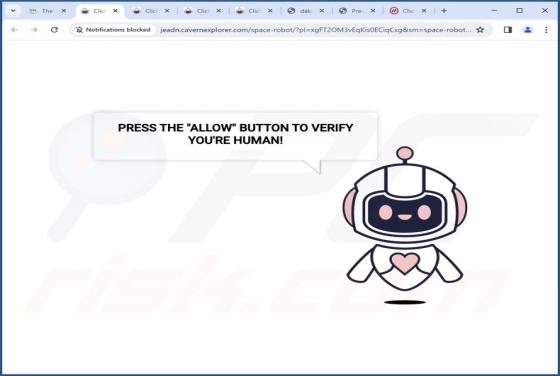 Cavernexplorer.com Werbung