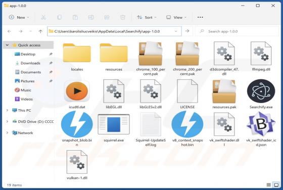 Searchify unerwünschte Anwendung