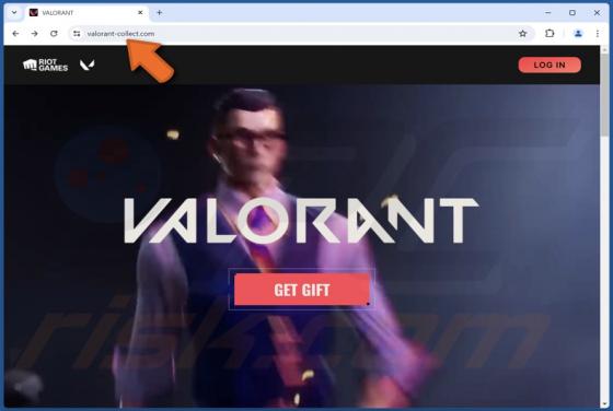 Gefälschter Valorant Gift Betrug