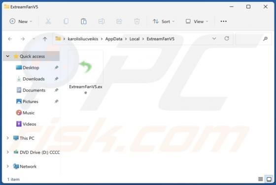 ExtreamFanV5 Unerwünschte Anwendung
