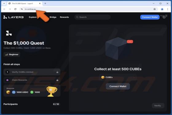 Collect 500 CUBEs Betrug