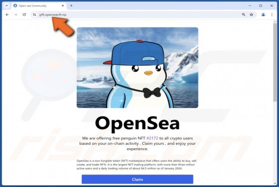 Free Penguin NFT Betrug