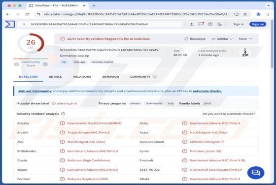Germanize.app Adware (Mac)