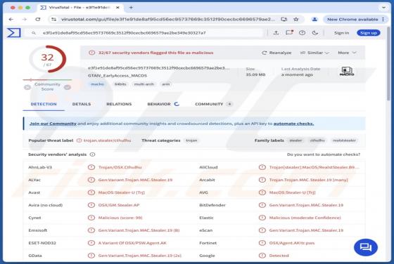Cthulhu Stealer (Mac)