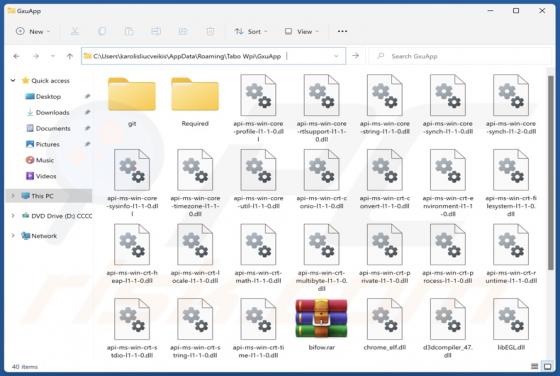 GxuApp Unerwünschte Anwendung