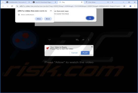 O-video-live.com Werbung