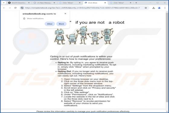 Srmadsmebook.org Werbung