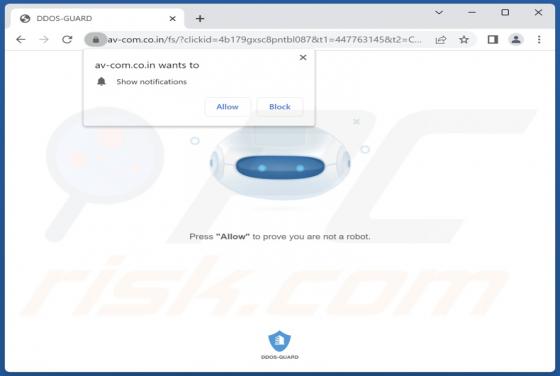 Av-com.co.in Werbung
