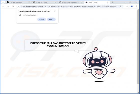 Denalimount.top Werbung