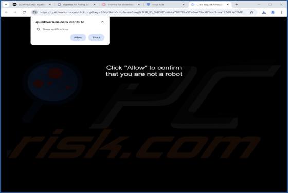 Quildwarium.com Werbung