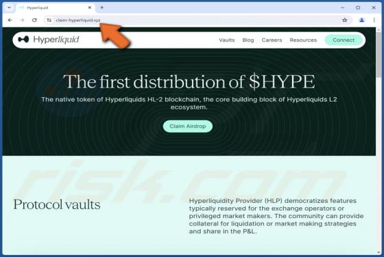 Hyperliquid ($HYPE) Airdrop Betrug