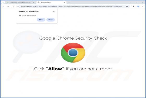 Geeesx.co.in Werbung