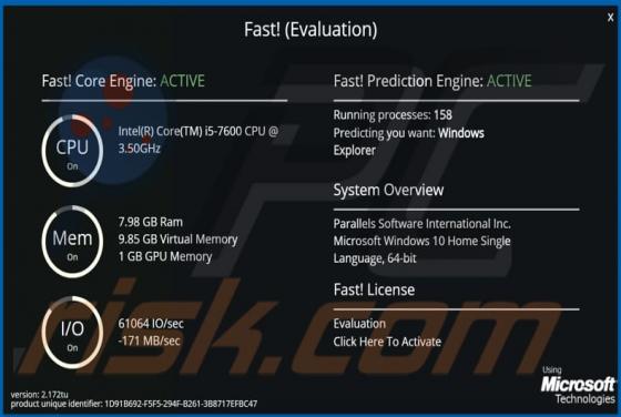 Fast! Unerwünschte Anwendung