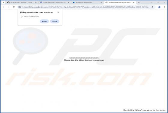 Topads-site.com Werbung