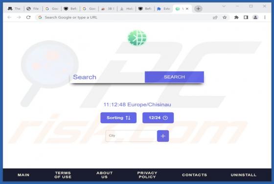 Wingman Clock Browserentführer