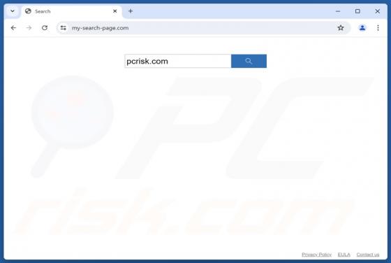 My-search-page.com Weiterleitung
