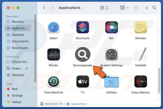 SyncUpgrade Adware (Mac)