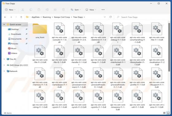Traw Dapp Unerwünschte Anwendung