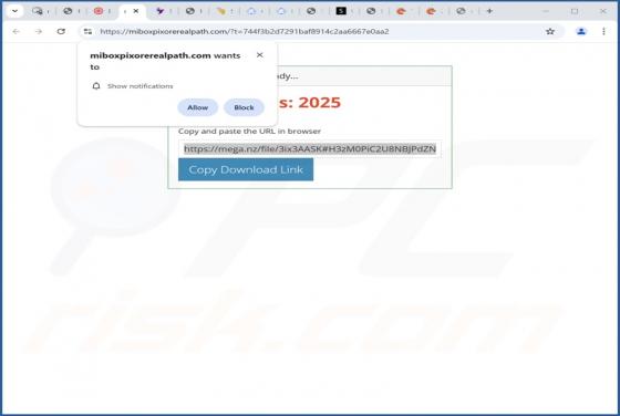 Miboxpixorerealpath.com Werbung