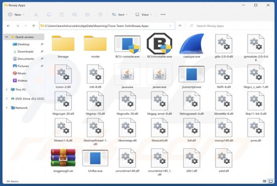 Roxaq Apps Unerwünschte Anwendung