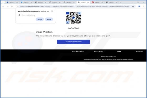 Thedollarpress.com Werbung