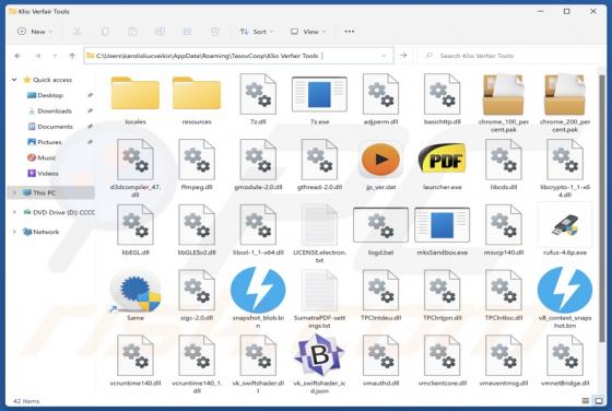 Klio Verfair Tools Unerwünschte Anwendung