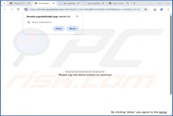Sayadsleads.top Werbung