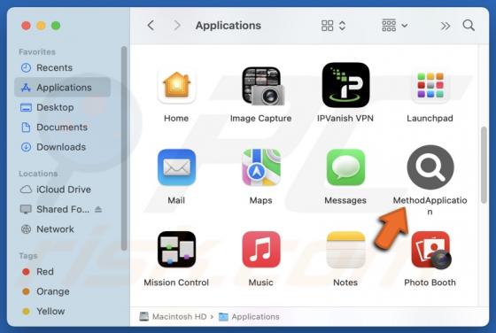 MethodApplication Adware (Mac)