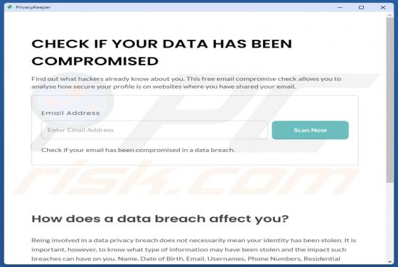 PrivacyKeeper Potenziell Unerwünschte Anwendung