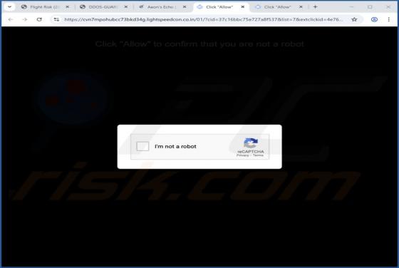 Lightspeedcon.co.in Werbung
