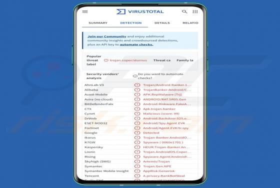 Sturnus Banking-Trojaner (Android)