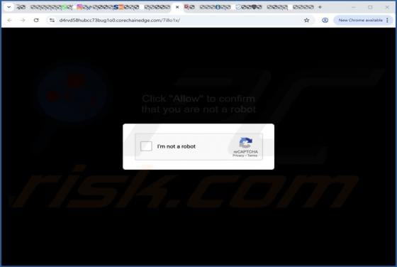 Corechainedge.com Werbung