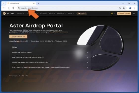 Aster Airdrop Betrug