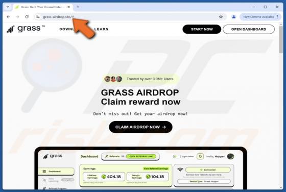 Grass Airdrop Betrug