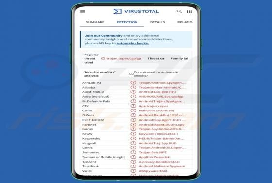 Massiv Banking Trojaner (Android)
