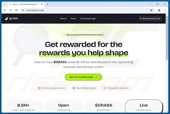 Grass Vote Rewards Betrug