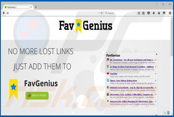 FavGenius Werbefinanzierte Software