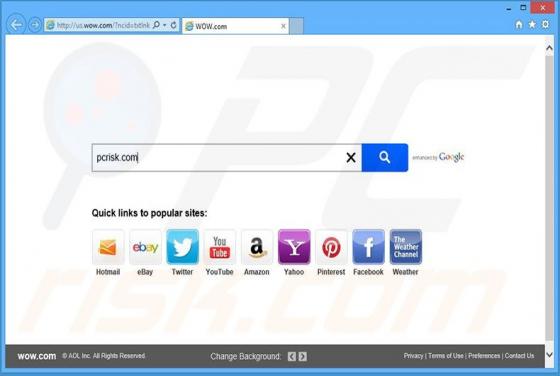 Wow.com Weiterleitung