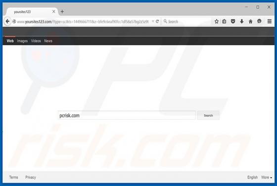 Yoursites123.com Weiterleitung