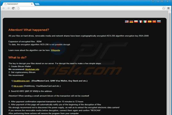 Radamant Erpressersoftware