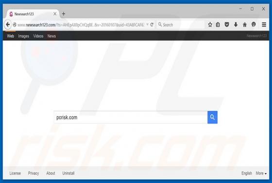 Newsearch123.com Weiterleitung